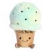 Aurora Witty JUST Sayin' Mint to Be Ice Cream Stuffed Animal - Expressive Characters - Quirky Gift Ideas - Green 8 Inches