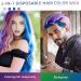 4 Colors Temporary Hair Color Wax - Pink Purple Gray Blue | Professional Styling Cream for Men Women & Kids - Perfect for Parties Cosplay & Halloween - Buy Online on GoSupps.com