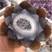 Natural Agate Geode Crystals Feng Shui Druzy Gemstones Quartz Water Lotus Ornament for Home Decoration ZJGIDTEM 1pc - Buy Online on GoSupps.com