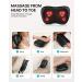 Alljoy Shiatsu Massage Pillows with Heat | 3D Rotating Neck & Back Massager | PU Leather Gift for Men & Women - Buy Online on GoSupps.com