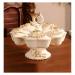Fruit Basket for Kitchen Ceramic Fruit Plate Ornamental Porcelain Assorted Dessert Dish Dinnerware Decor Handicraft Housewar Fruit Bowl/Fruit Bowls