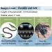ZENGSUSU Dog Tie Out Cable 50ft for Two Dogs Dog Runner Cable with Two 4ft Bungee Bindings Dog Lead Line Holds up to 300 lbs for Yard and Park 50ft for two dogs-10mm - Buy Online on GoSupps.com