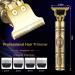 PXLISIE Men's Hair Clippers Professional T Blade Trimmer, Cordless Rechargeable Beard Trimmer with Guide Combs - Vintage Gold - Buy Online on GoSupps.com