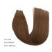 Remy Human Hair Tape Extensions - 20 Pieces 50g Walnut Brown Invisible & Reusable 40cm - Buy Online on GoSupps.com