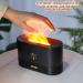 Depulat Flame Air Diffuser Humidifier Portable - Noiseless Aroma Diffuser for Home Office or Yoga - No-Water Auto-Off - Black - Buy Online on GoSupps.com
