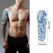 Aresvns Realistic Temporary Sleeve Tattoo | Japanese Full Arm Design | Waterproof & Long-Lasting | 2-3 Weeks Wear | For Men and Women | Christmas Gift - Buy Online on GoSupps.com