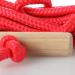 Com-Four Premium Sledline with Wooden Handle - Extra Strong Toboggan Accessories Train Rope for Sled - 180cm Made in Germany - Red - Buy Online on GoSupps.com