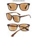 Vevesmundo Tinted Reading Glasses with Sun Protection - Stylish Leopard Design for Men & Women | Visual Aid Sunglasses 1.0x - Buy Online on GoSupps.com