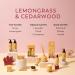Handmade Soap Company Lemongrass & Cedarwood Liquid Hand Soap - Natural Moisturizing Vegan & Cruelty-Free - 10 fl oz - Buy Online on GoSupps.com