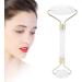Verdant Touch White Jade Anti-Aging Facial Roller Ergonomic Massager for Youthful Skin Care - Buy Online on GoSupps.com