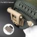 NOBUHIRO Tactical Helmet Light - Military Green/Red/White/IR Illumination Tool for Outdoor Sports - Includes 2 Helmet Lamp Mounts - Bendable Survival Signal Lights - Buy Online on GoSupps.com