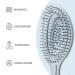 Ninabella Bio Hairbrush No Tangle Brush for Women Men & Children | Ideal for Curls & Long Hair | Unique Detangling Spiral Design Light Blue - Buy Online on GoSupps.com