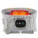 Flatile waist belt heated massage waist belt with a hand pump 3-speed temperature/3 vibration setting touchscreen key design to promote blood circulation
