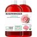 Rose Water Intense 2000 ml (2 x 1000 ml) - 100% Natural Edible Skin & Hair Care | NATURMEDIN  - Buy Online on GoSupps.com
