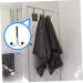 SOESFOUFU Over Door Towel Rack 2pcs Double Hook Wall Mounted Clothes Rack Over Door Storage Rack Hanger Hook hat Rack Wardrobe 14x9cm Black - Buy Online on GoSupps.com