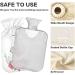 Buy NAANLE 1L Hot Water Bottle - Watercolor Flower Anchor Design | Transparent Pain Relief & Warmth for Bed Hands & Feet - Ideal Heat and Cold Therapy - Buy Online on GoSupps.com