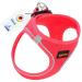 Petex dog harness for small & medium -sized dogs - TUV tested - Made in Europe - puppy dishes with Air Mesh technology - reflective and breathable - breast dishes for dog - Dog harness neon -pink 3xs