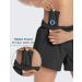 Baleaf Women's 4 Running Shorts with Zipper Pockets & Liner - Quick Dry Athletic Shorts for Workout & Gym - Black - Medium - Buy Online on GoSupps.com