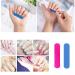 Transun Moo Mini Nail Files Bulk 100 Pack - 2 Inch Disposable Double Sided Emery Boards for Manicure Pedicure - Pack of 100 - Buy Online on GoSupps.com