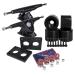 Cal 7 180mm Trucks with Wheels, Bearings, Hardware Black Truck + Solid Black Wheels