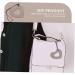 Zerodeko Zipper Bag Rearview Decoration Pu Creative Phone Heart Leather Decor Handbag Decorative Ornament Silver 9X9cm - Buy Online on GoSupps.com