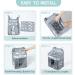 Mloong Diaper Caddy Hanging Organizer for Changing Table - Nursery Diaper Holder for Crib, Car - Diaper Stacker for Newborn Baby Boy & Girl - Light Grey - Buy Online on GoSupps.com