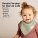 8 Pack Organic Cotton Triangle Baby Bibs - Super Absorbent Unisex Bandana Neckerchiefs for Infants | Ideal for Drooling & Teething - Buy Online on GoSupps.com