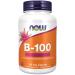 Now foods B-100 vitamin B complex high-dose with Paba 100 vegan capsules laboratory tests gluten-free soybreis vegetarian without genetic engineering 100 pieces (1 Pack)
