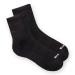 Ecosox Bamboo Viscose Diabetic Non-Binding Quarter Socks. Perfect for Sensitive Skin & Other Diabetic Conditions - 3 Pack Medium Black-3pk