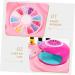 Healeved 3 Sets Nail Art Set Toy Nail Art Decoration Kit Kids Tool Kit Nail Decorations for Nail Art Toys for Girls Nail Gel Polish Children Nail Art Kit Pink Make up Decorate Plastic - Buy Online on GoSupps.com