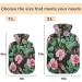 NAANLE 2L Hot Water Bottle with Rose Cactus Cover - Pain Relief & Heat Therapy for Menstrual Cramps | Large Transparent Hot Water Bottle - Buy Online on GoSupps.com