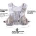 Geila Marathon Hydration Pack - Trail Running Vest with 2 Water Bottles | Gray - Best for Outdoor Sports & International Shipping - Buy Online on GoSupps.com