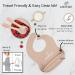 Bebefant Baby Weaning Set | Suction Bowl, Plate, Cup, Bib, Fork & Spoon | Baby Led Weaning Feeding Set - Neutral (Light Brown) - Buy Online on GoSupps.com