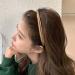 hgnxa Elegant PU Leather Headband for Casual Wear Women Hairhoop Fashion Headpieces Accessory Knotted Headband Hair Decors Milk tea color - Buy Online on GoSupps.com
