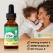 Kiddivit Baby Vitamin A&D Liquid Drops - 60 Daily Servings - 2 Fl Oz Glass Bottle with Dropper - Sugar Free, Gluten Free, Vegetarian Friendly - Buy Online on GoSupps.com