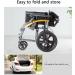 Lightweight Manual Wheelchair Hand Scooter For The Elderly Disabled Ultra-Light Travel Wheelchairs Portable Non-Inflatable Solid Tires Double Brake System Safe And Comfort (Color : D) - Buy Online on GoSupps.com
