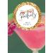 12 x custom personalised edible HEN PARTY cocktail drink toppers uncut (Pink) - Buy Online on GoSupps.com