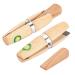 PH PandaHall 2 Pack Wooden Ring Clamp Jewelers Holder Benchwork Hand Tool for Polishing Repairing Rings Vice With Wedge Lock Wedge Leather Jaws Hand Tool Stone Setting Engraving Jewelry Making Tool