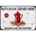 Hot Cocoa Served Here Marshmallows and Peppermint Christmas Metal Tin Sign Hot Cocoa Bar Wall Decor Farmhouuse Cfae 8x12 Inch 8x12 IN A102 - Buy Online on GoSupps.com