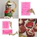 Rainmae 4 Pcs Baroque Fondant Silicone Molds - Flower Lace & Filigree Design for Cupcake Toppers & Crafting - Style 5 - Buy Online on GoSupps.com