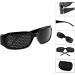 Grenhaven Black Pinhole Glasses for Eye Training | Improve Vision Naturally - Buy Online on GoSupps.com
