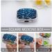 Underwater Marine Life Pill Box | 2 Compartment Decorative Metal Pill Organizer for Travel & Everyday Use - Buy Online on GoSupps.com