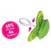 Mam Perfect Schnuller - Baby Pacifier for Healthy Dental & Jaw Development | SkinSoft Silicone | 0-6 Months | Pink | Includes Pacifier Box - Buy Online on GoSupps.com