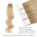 High-Quality Remy Tape-In Hair Extensions | Ash Brown to Platinum Blonde Highlights - 20 Pieces 50g 35 cm - Buy Online on GoSupps.com