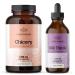 HERBAMAMA Chicory and Milk Thistle Kit - Bundle of 1200 mg Chicory Root Capsules & Milk Thistle Tincture 4 fl oz - Vegan Non-GMO Sugar & Alcohol-Free - 2 Pack