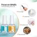 TOMICCA Dip Powder System Starter Kit - 2x15ml Dipping Top & Base Coat with Activator | No UV/LED Dip Manicure Set | Large Capacity Liquid Set for Nail Polish - Buy Online on GoSupps.com