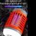Multiplen - Buzz Blast Pro Buzzbug Mosquito Zapper Buzzbug Mosquito Killer Multifunctional Solar Camping Mosquito Killer Lamp USB Charing and Solar for Outdoor and Indoor (Orange) - Buy Online on GoSupps.com