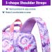 BLUEFAIRY Girls Backpack - Lightweight Waterproof School Bag for Kids & Teens (Tie Dye Purple) - Buy Online on GoSupps.com