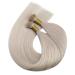 Moresoo Real Hair Extensions - ITIP Weissblond Pre Bonded Remy Keratin Extensions #60A 40g/Pack 50cm & 40cm - Cold Fusion Stick Tips - Buy Online on GoSupps.com