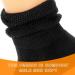 WLLHYF Extra Wide Black Socks for Swollen Feet, Bariatric, Lymphedema & Diabetes - Cast Sock Included - Buy Online on GoSupps.com